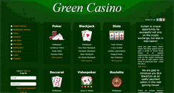 Desktop Screenshot of green-casino.com